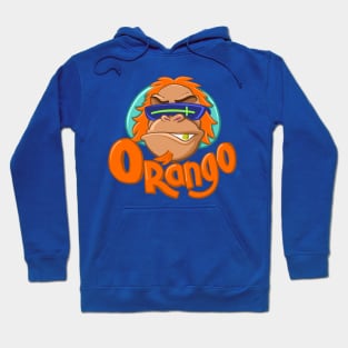 head of an orangutan with futuristic glasses Hoodie